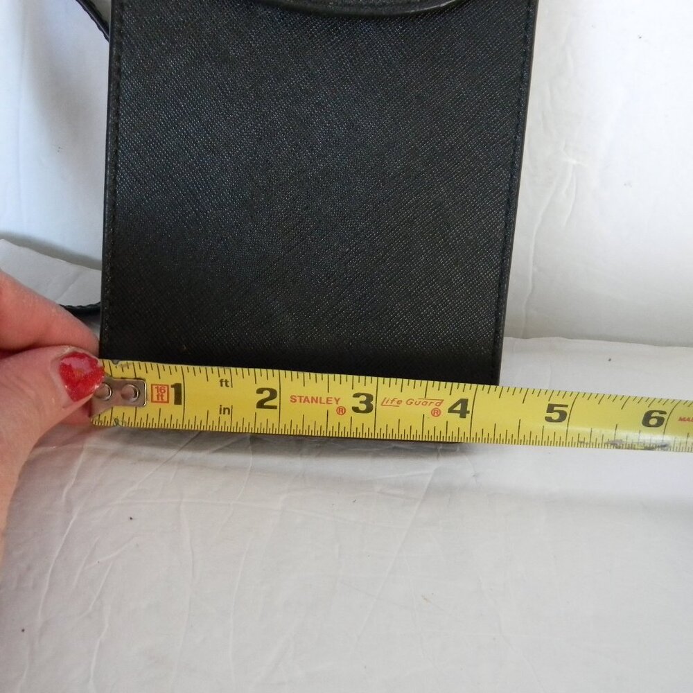 Kate Spade Cameron North South BLACK SAFFIANO LEATHER Phone Crossbody Bag - Picture 3 of 8